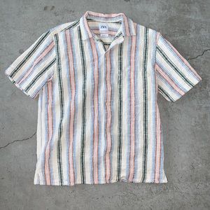 Zara Men’s Short Sleeve Casual Shirt